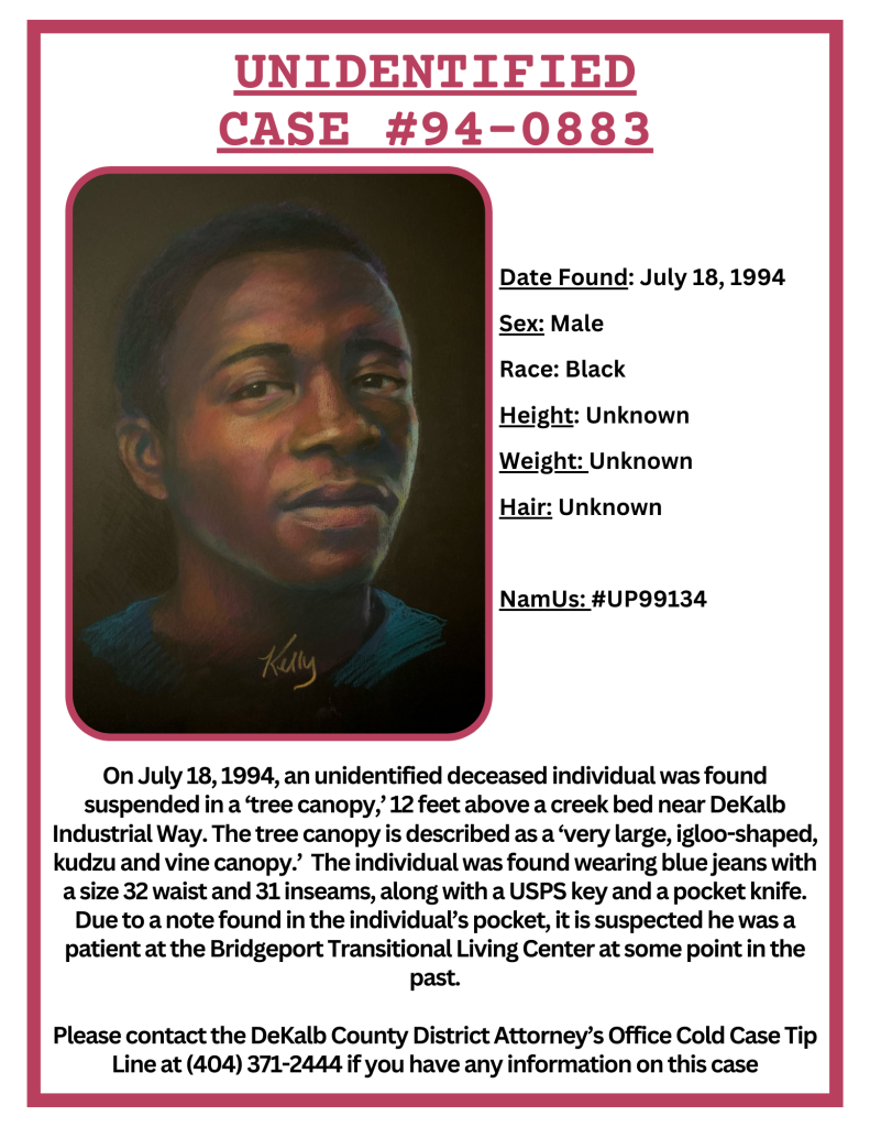 Unidentified Cases DeKalb County GA